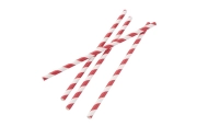 Rood wit rietjes