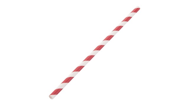 Rood wit rietjes